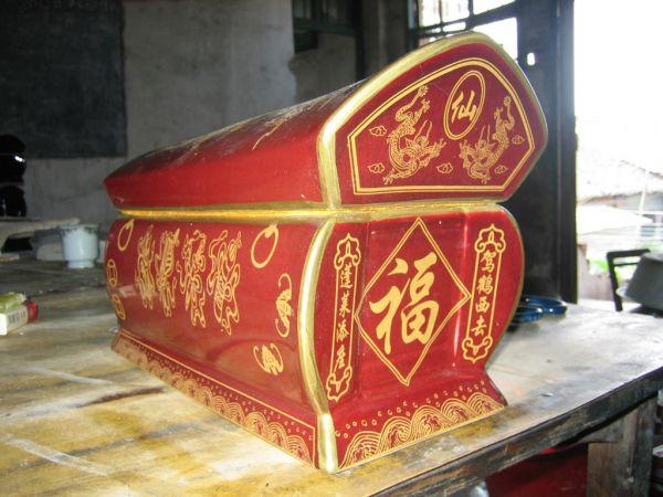 【图】供应景泓陶瓷uhuh5486陶瓷骨灰盒 殡葬用品骨灰